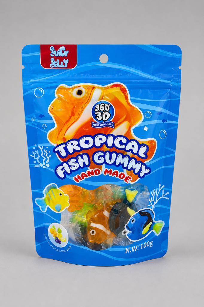 Juicy Belly Tropical Fish Gummy Confectionary
