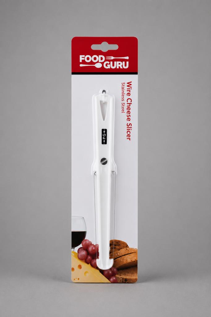 KB Food Guru Wire Cheese Slicer Stainless Steel Korbond