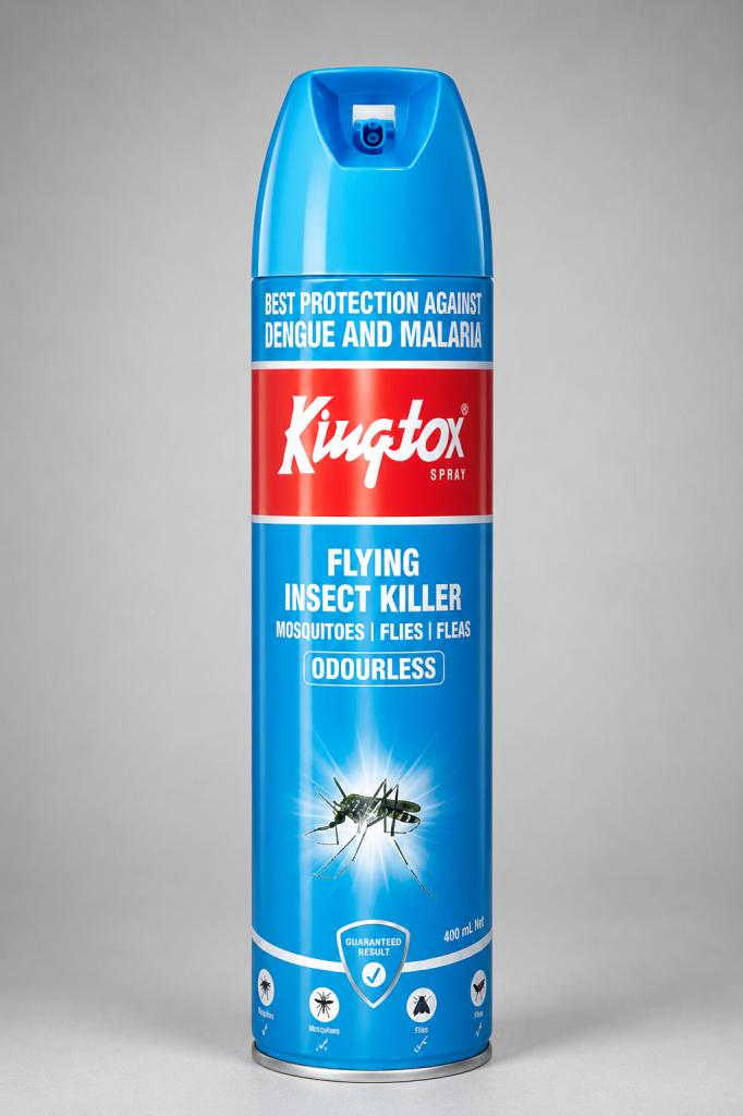Kingtox Flying Insect Killer Odourless Insecticide Spray