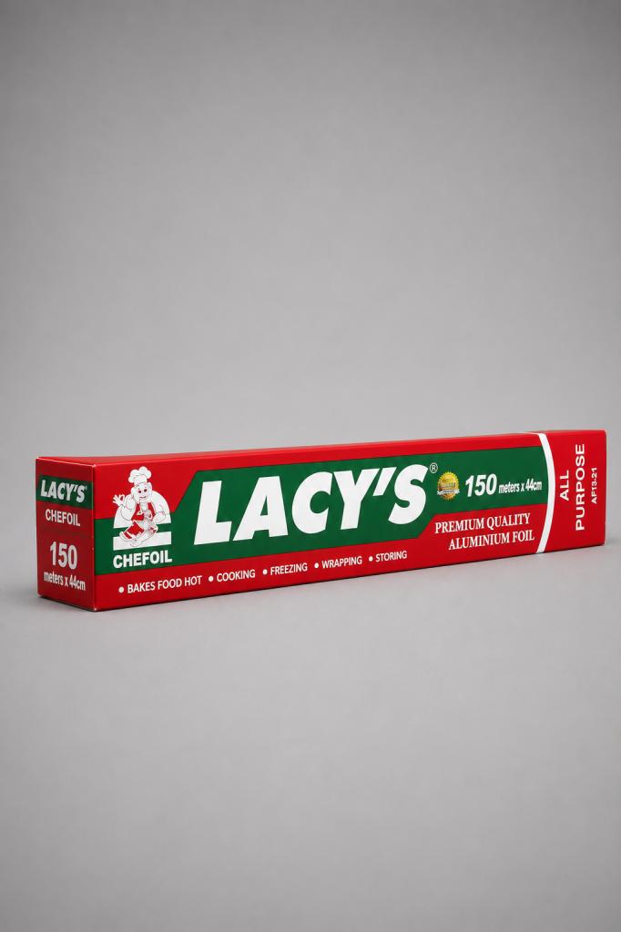 Lacy`s Aluminium Foil with Dispenser Clingfilm, Foil & Baking Paper