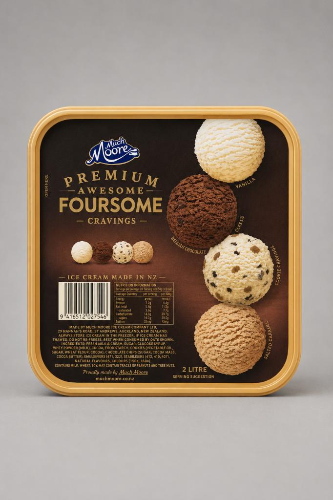 Much Moore Awesome Cravings Ice Cream & Sorbets