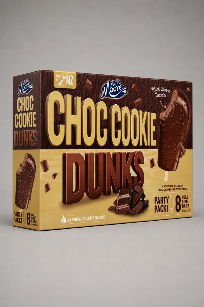 Much Moore Choc Dunk Vanilla 10s Ice Cream & Sorbets