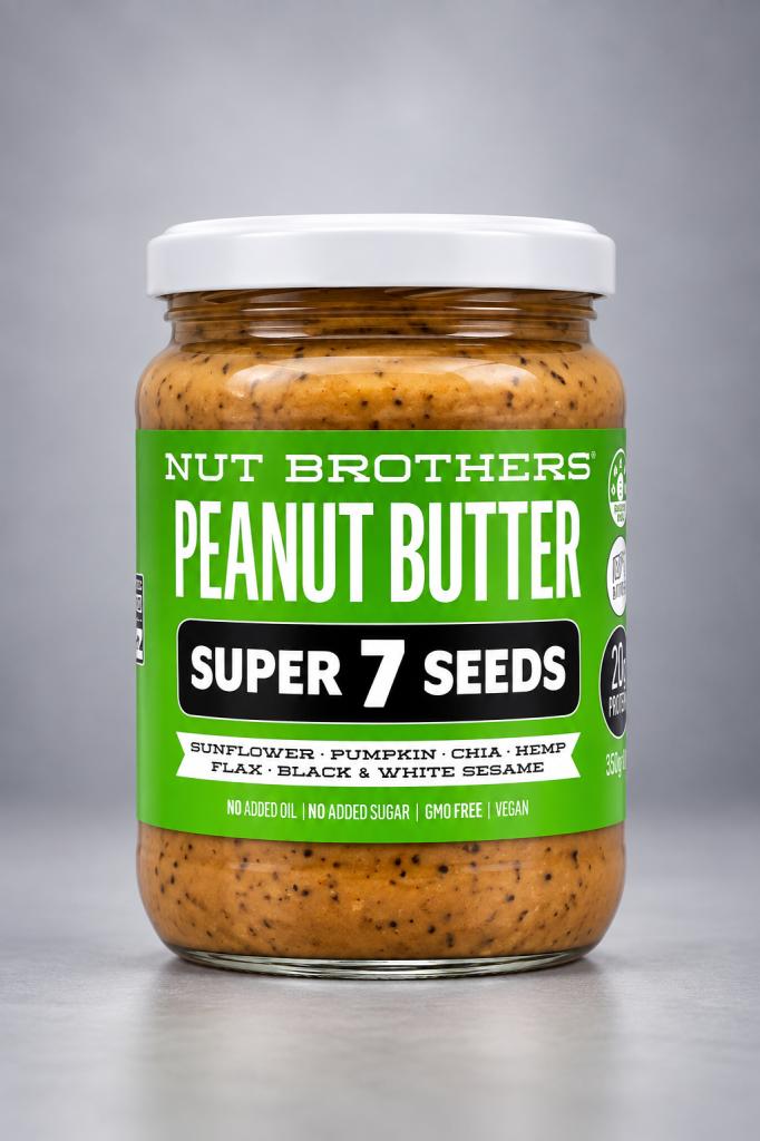 Nut Brother Peanut Butter Super 7 Seeds Jams, Honey & Spreads