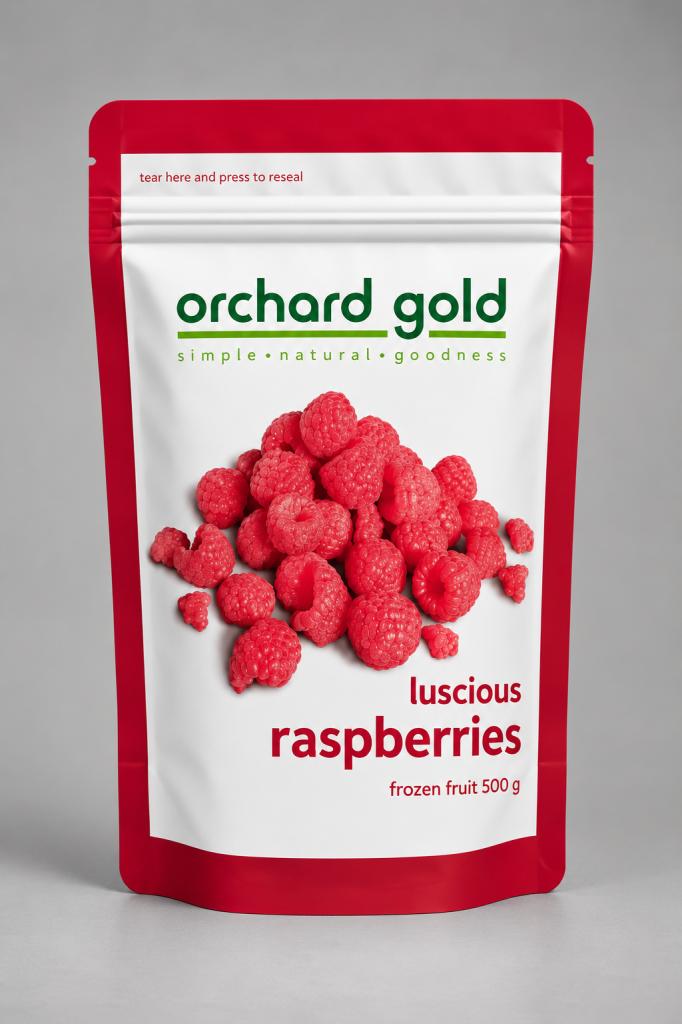 Orchard Gold Luscious Raspberries Frozen Fruits