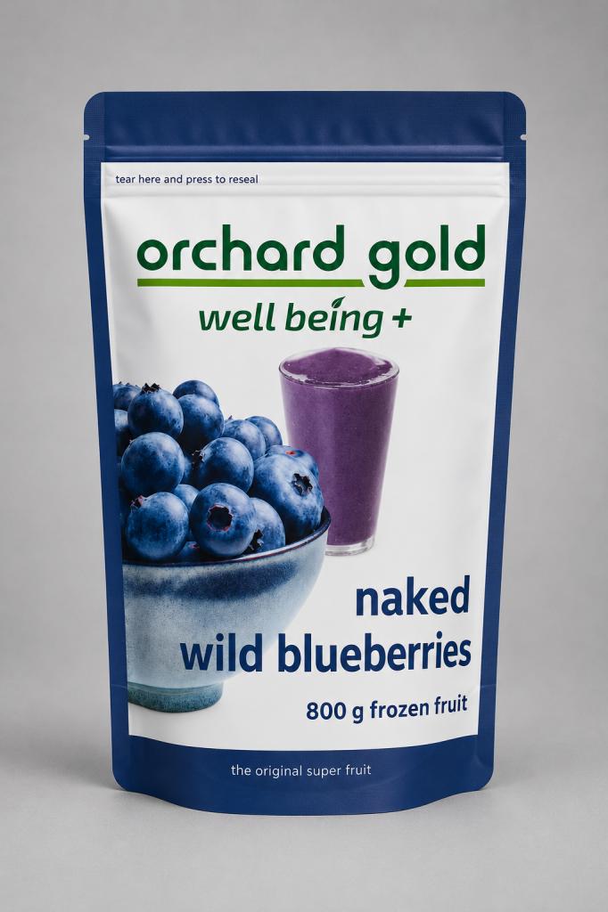 Orchard Gold Naked Wild Blueberry Frozen Fruits