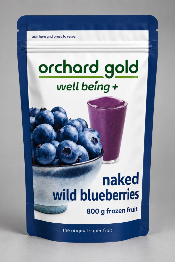 Orchard Gold Naked Wild Blueberry Frozen Fruits