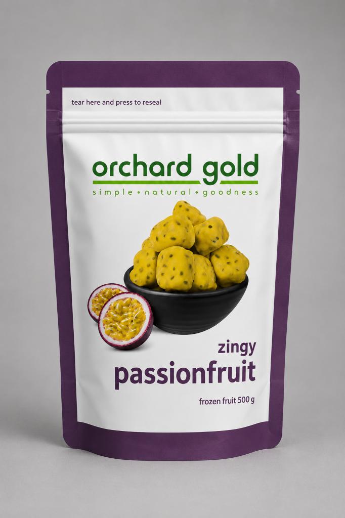 Orchard Gold Zingy Passionfruit Frozen Fruits