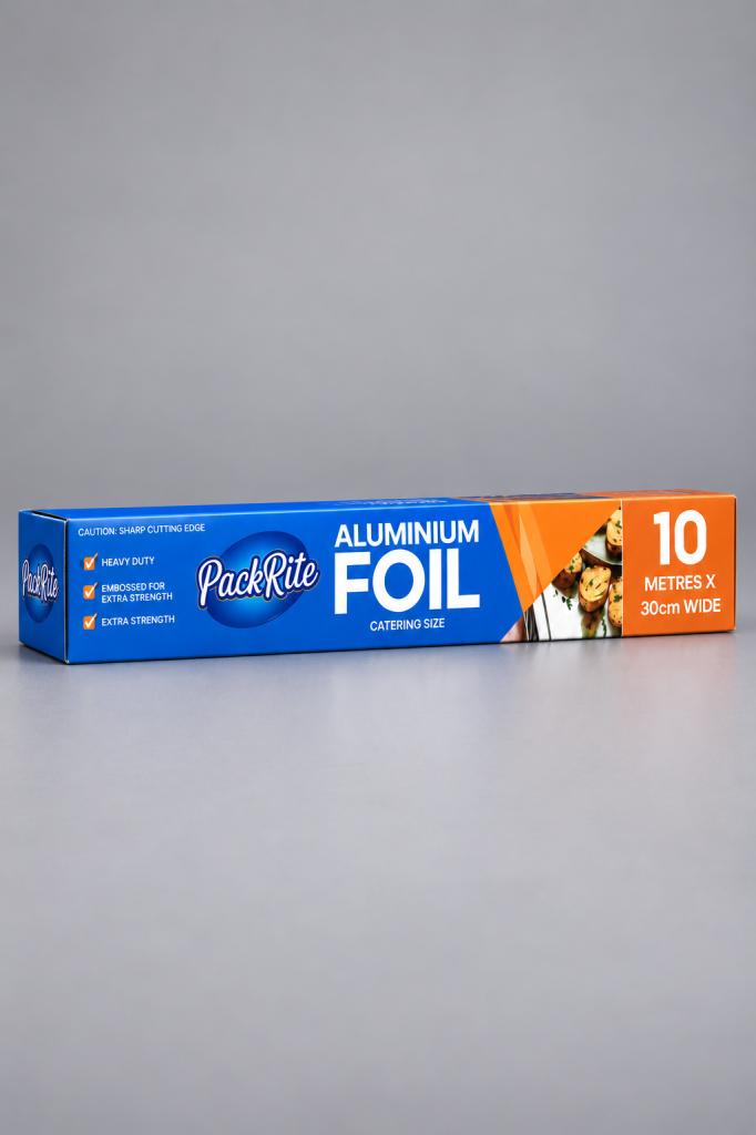 PackRite Aluminium Foil 10m Clingfilm, Foil & Baking Paper