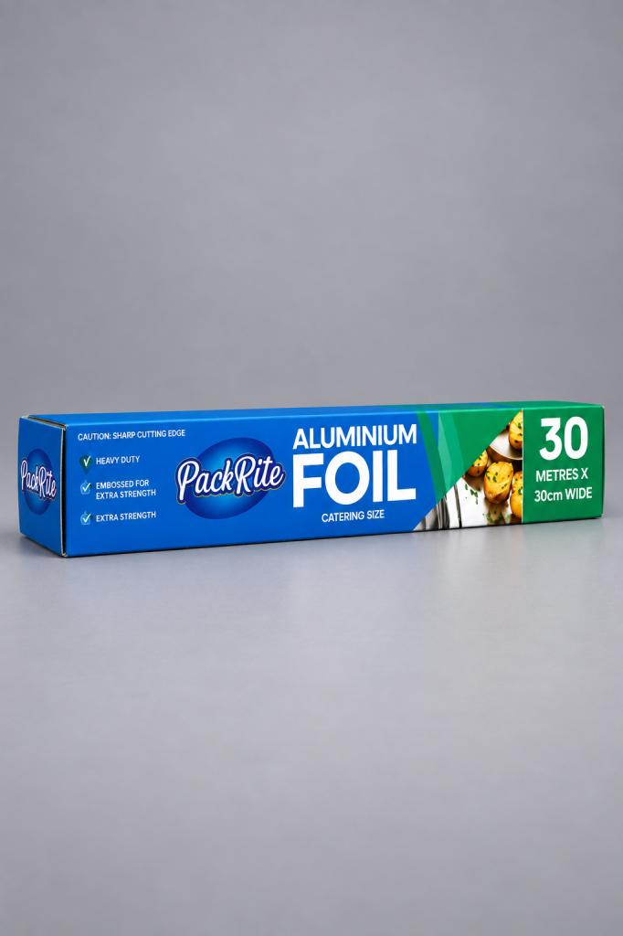 PackRite Aluminium Foil 30m Clingfilm, Foil & Baking Paper