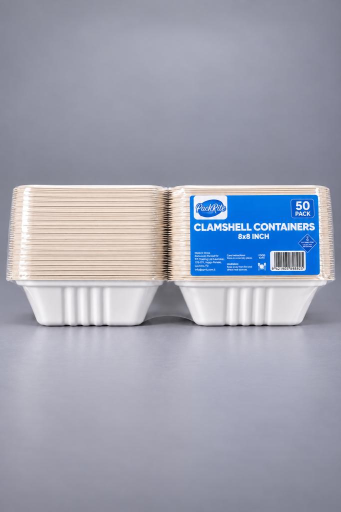 PackRite Clamshell Container 8'8 Cooking, Bakeware & Disposables