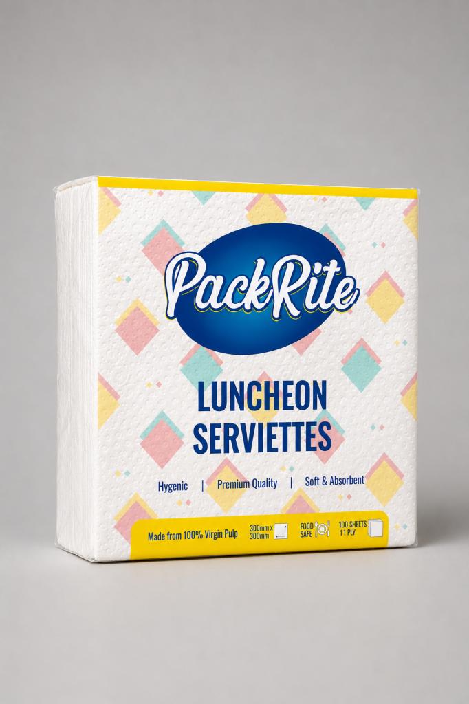PackRite Luncheon Serviettes 1Ply Serviettes