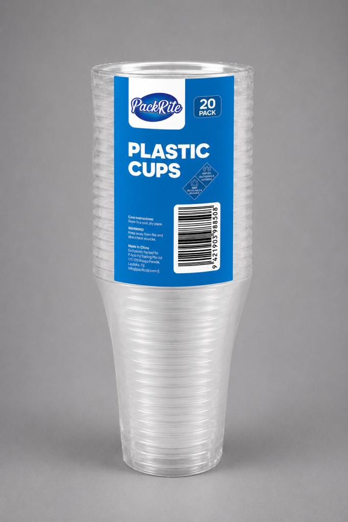 PackRite Plastic Cups 20's Cooking, Bakeware & Disposables