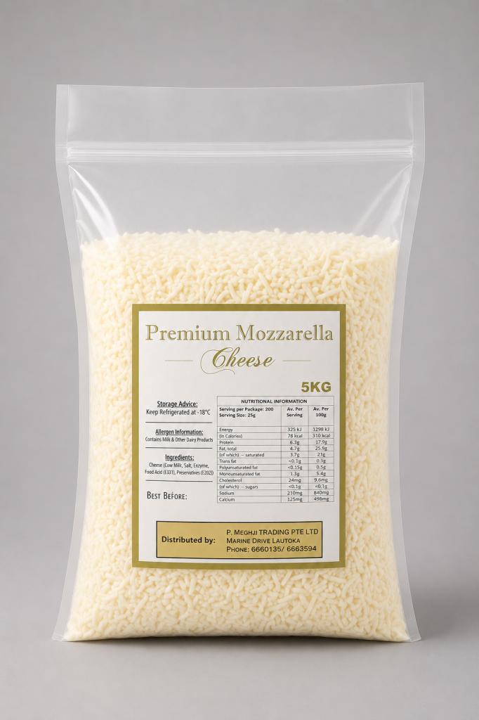 Premium Mozzarella Grated Cheese Cheese