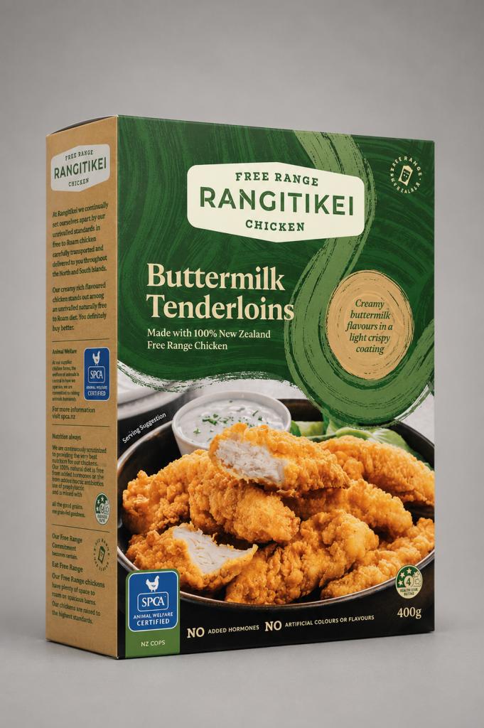 Rangitikei Buttermilk Tenderloins Frozen Meat & Seafood