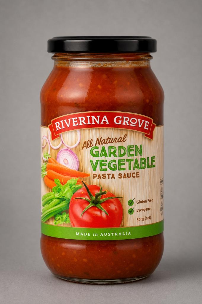 Riverina Grove Garden Vegetable Pasta Sauce Pizza & Pasta Sauce