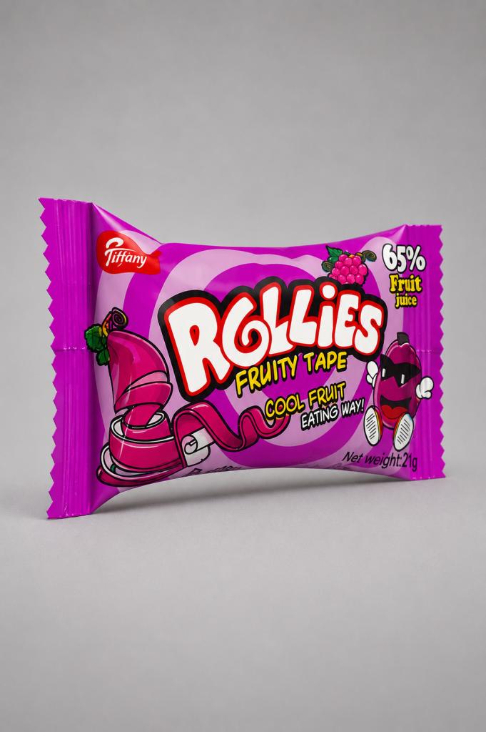 Rollies Fruit Tape Grape Confectionary