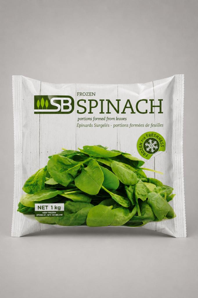 SB Chopped Spinach Frozen Vegetables