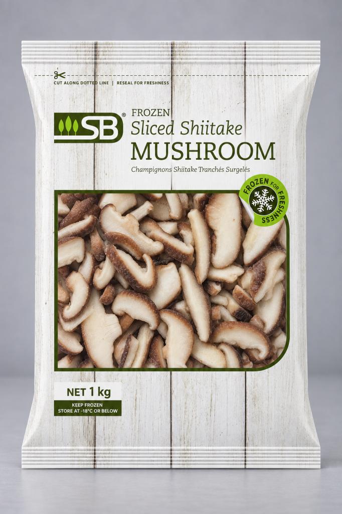 SB Frozen Sliced Shiitake Mushroom Frozen Vegetables