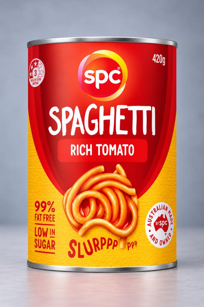 SPC Spaghetti Rich Tomato Baked Beans & Spaghetti