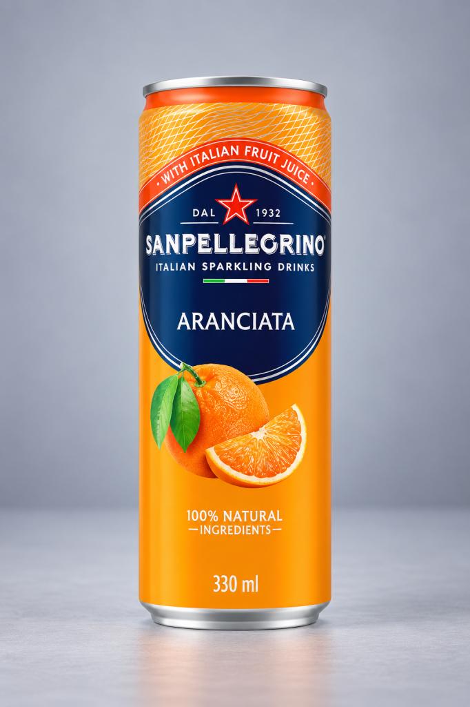 San Pellegrino Sparkling Aranciata Sparkling Water
