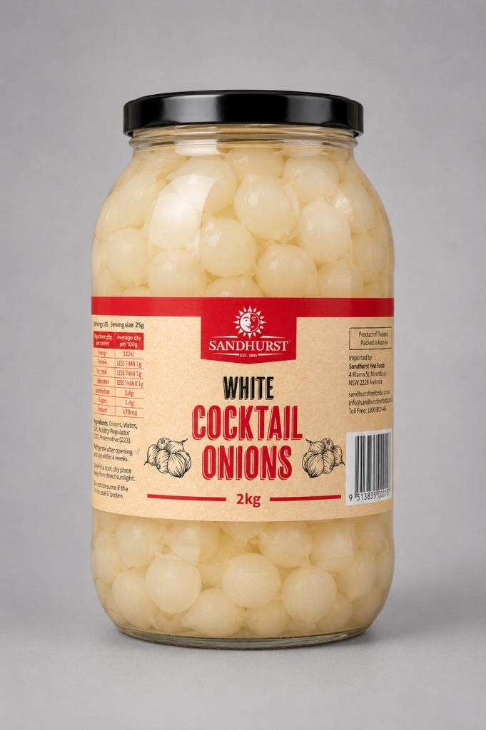 Sandhurst Cocktail Onions Food Service - Olives, Pickles & Antipasti