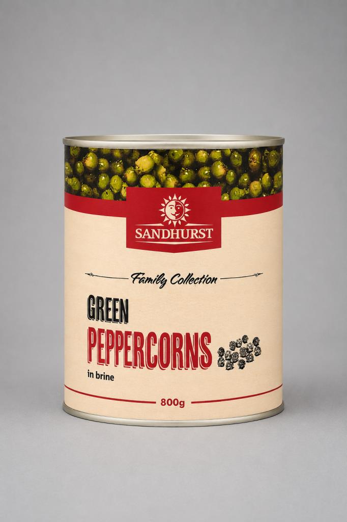 Sandhurst Green Pepper Corns Retail - Olives, Pickles & Antipasti