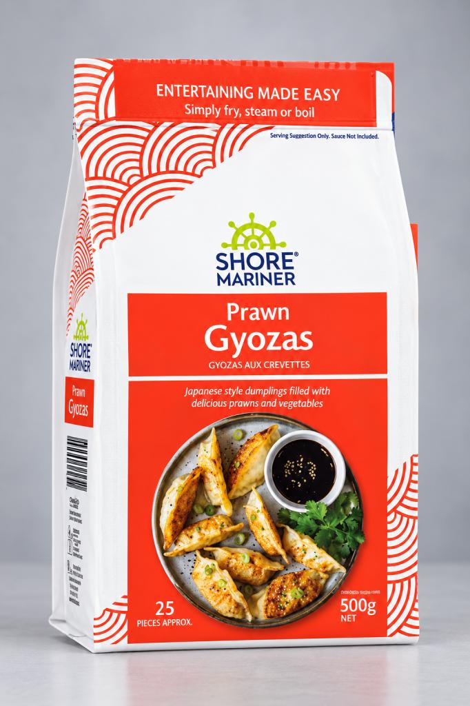 Shore Mariner Prawn Gyozas Frozen Meat & Seafood
