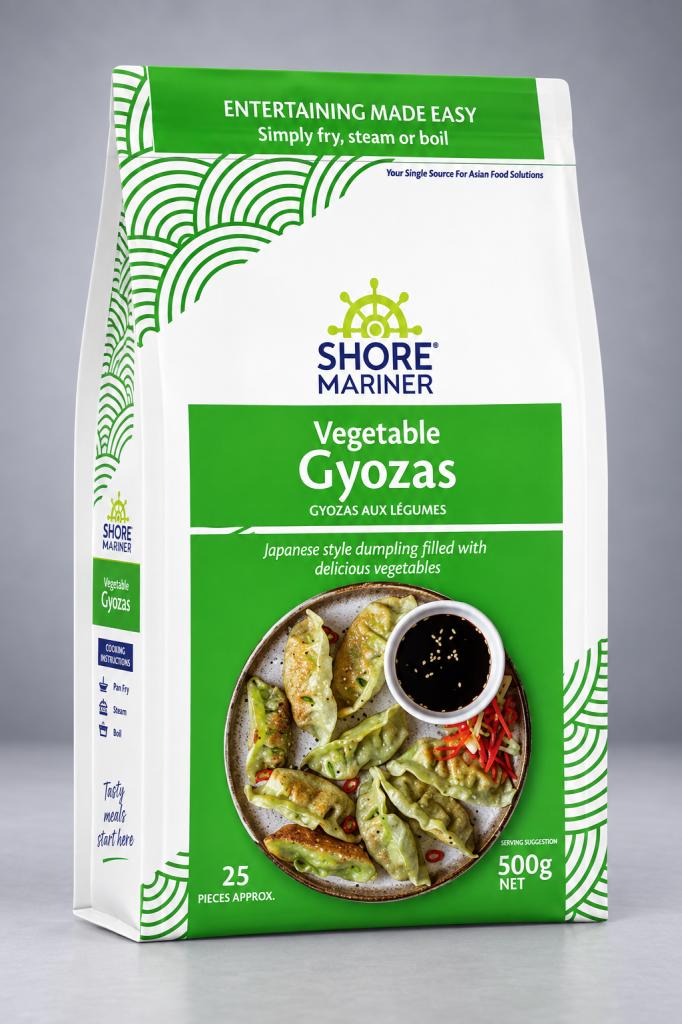 Shore Mariner Vegetable Gyoza Frozen Vegetables