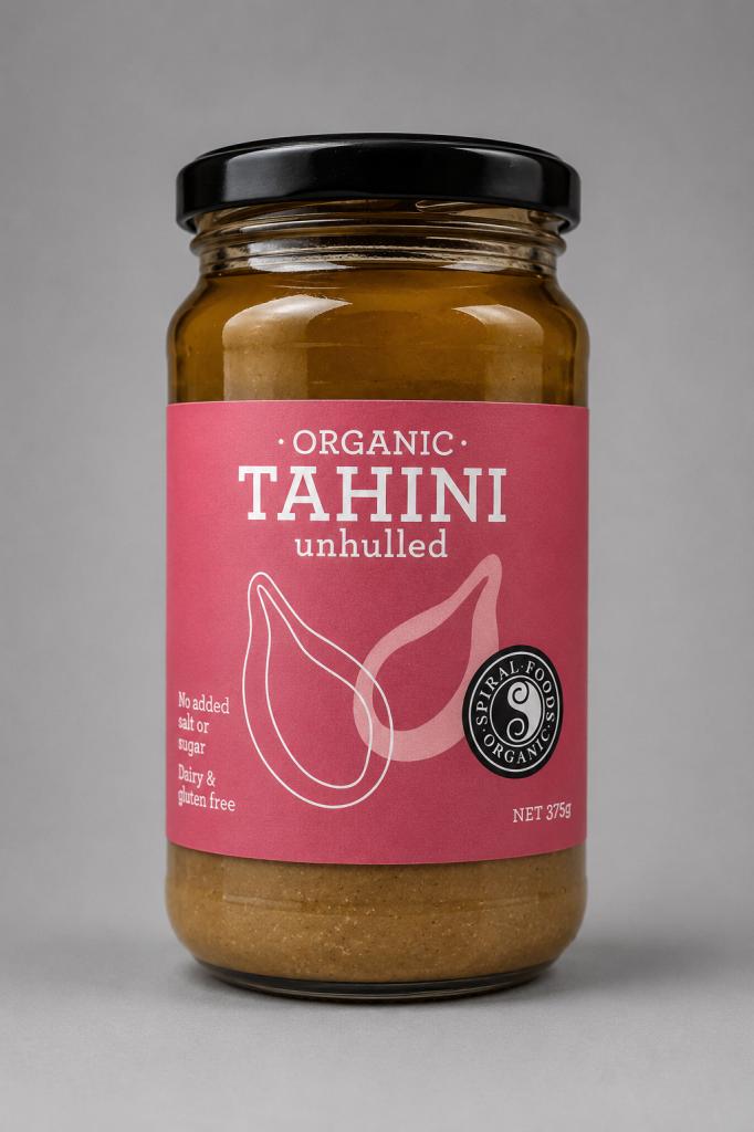Spiral Foods Organic Tahini Unhulled Nut Spreads