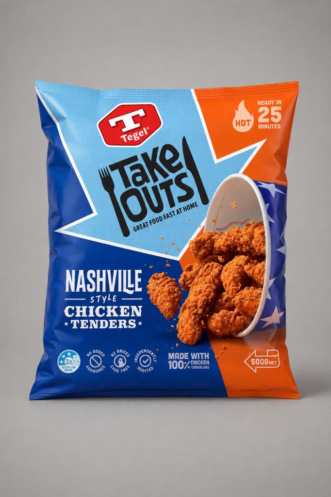 Tegel Nashville Style Chicken Tender Frozen Meat & Seafood