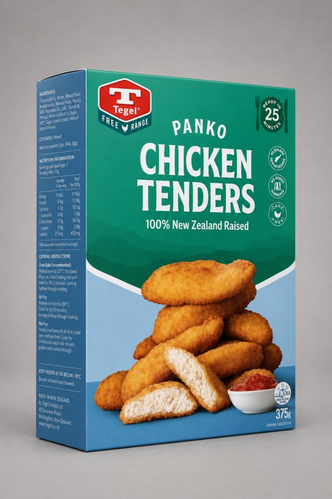 Tegel Panko Chicken Tender Frozen Meat & Seafood