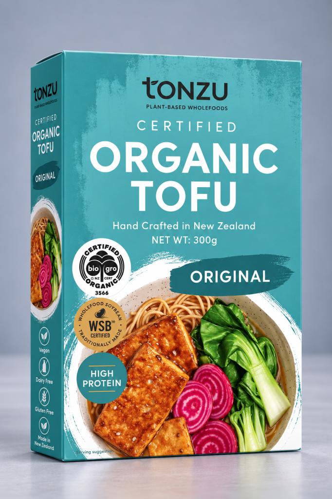Tonzu Organic Tofu Original Vegan & Vegetarian