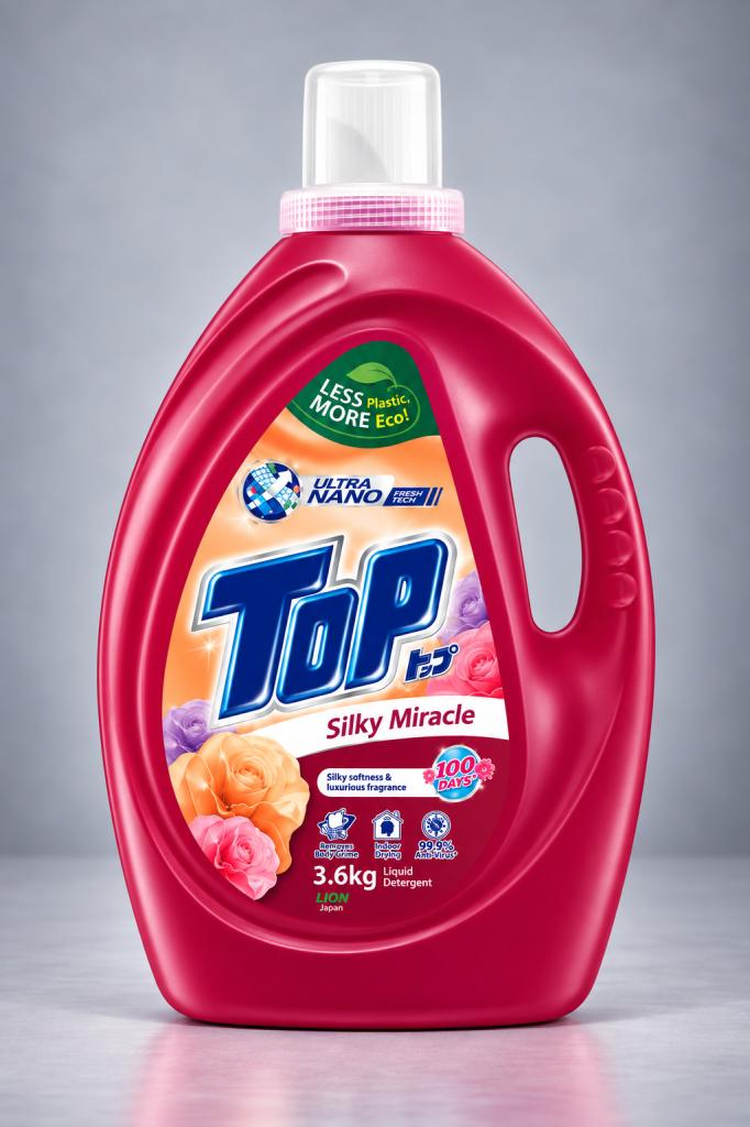 Top Advanced Silky Miracle Detergent Liquid Laundry Detergents