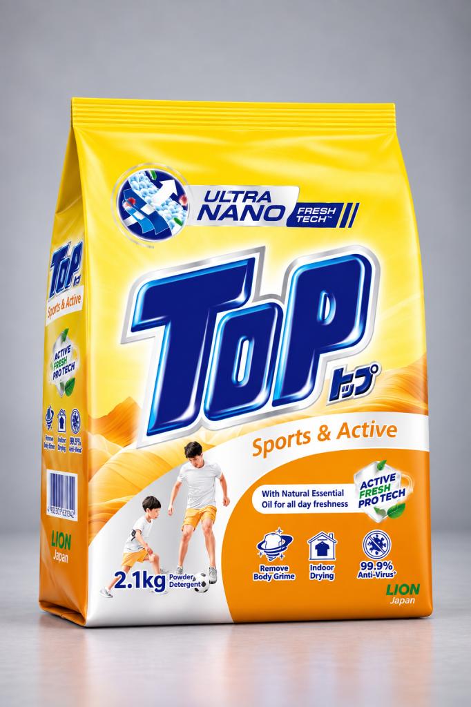 Top Sports & Active Detergent Powder Laundry Detergents