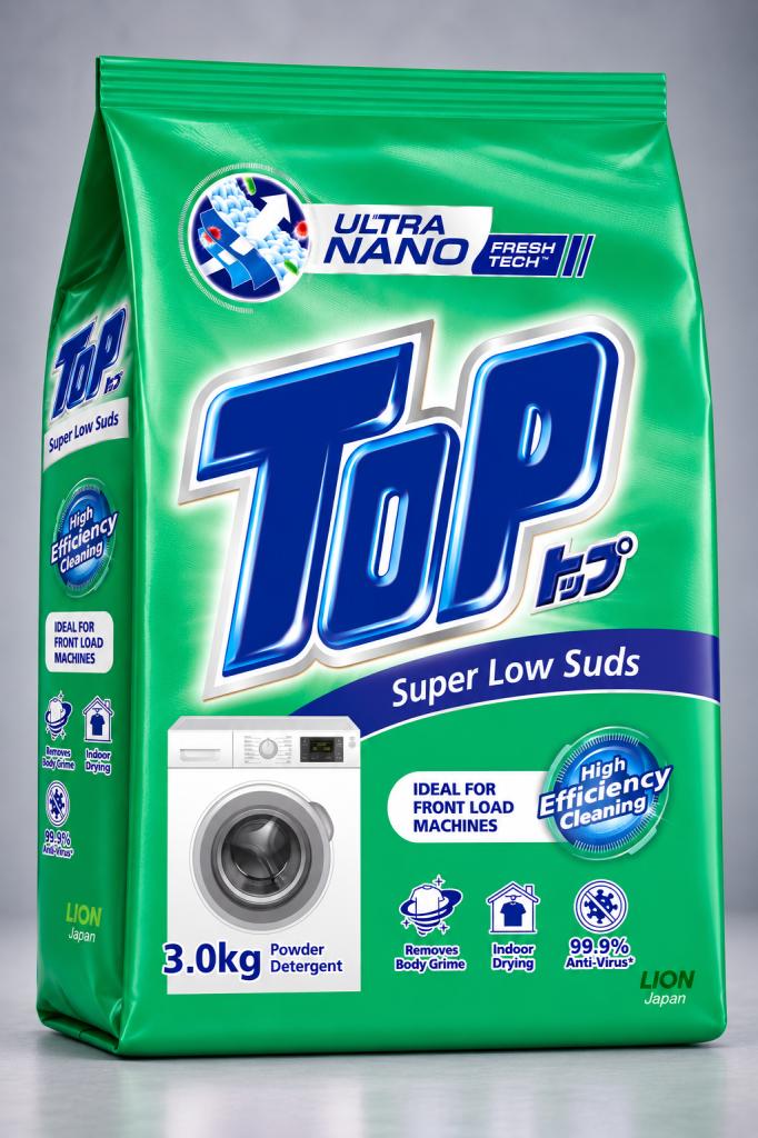 Top Super Low SUDS Detergent Powder Laundry Detergents