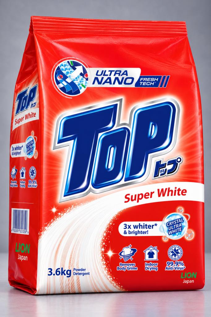 Top Super White Detergent Powder Laundry Detergents