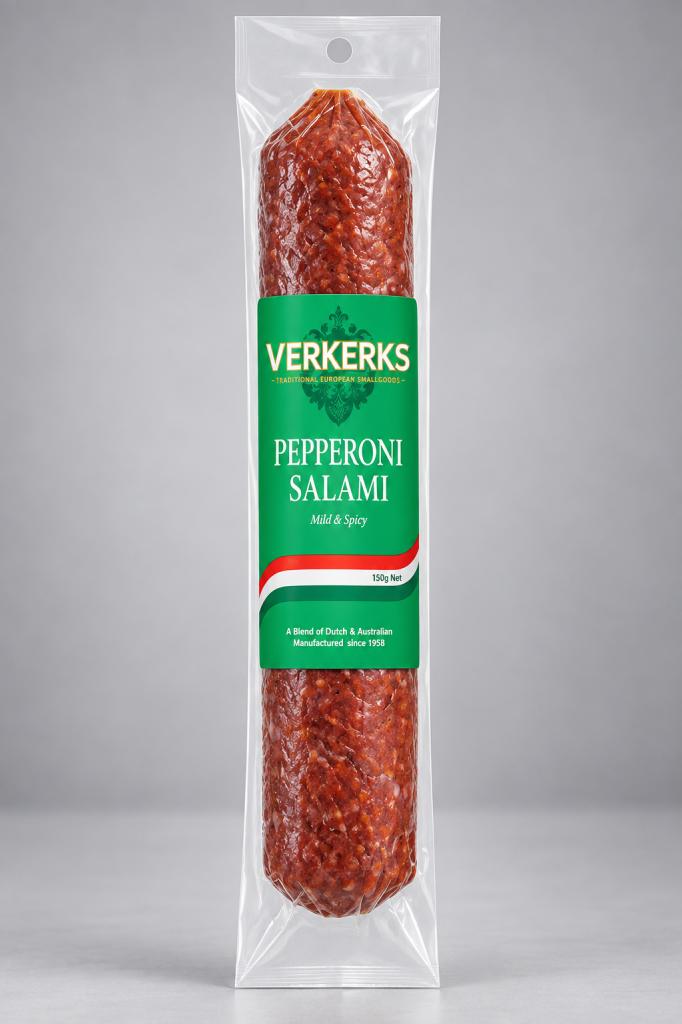 Verkerks Peperoni Salami Frozen Meat & Seafood