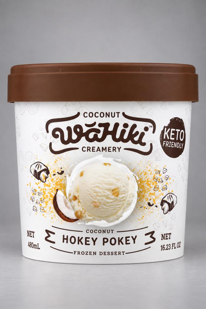 Wahiki Coconut Hokey Pokey Ice Cream Ice Cream & Sorbets
