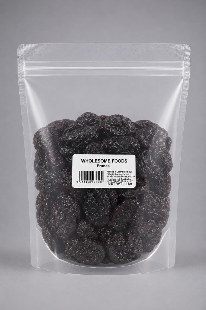 Wholesome Foods Prunes Dried Fruits, Nuts, Seeds & Coconut