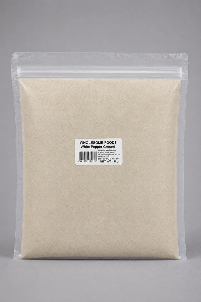Wholesome Foods White Pepper Ground Salt, Pepper & Seasoning