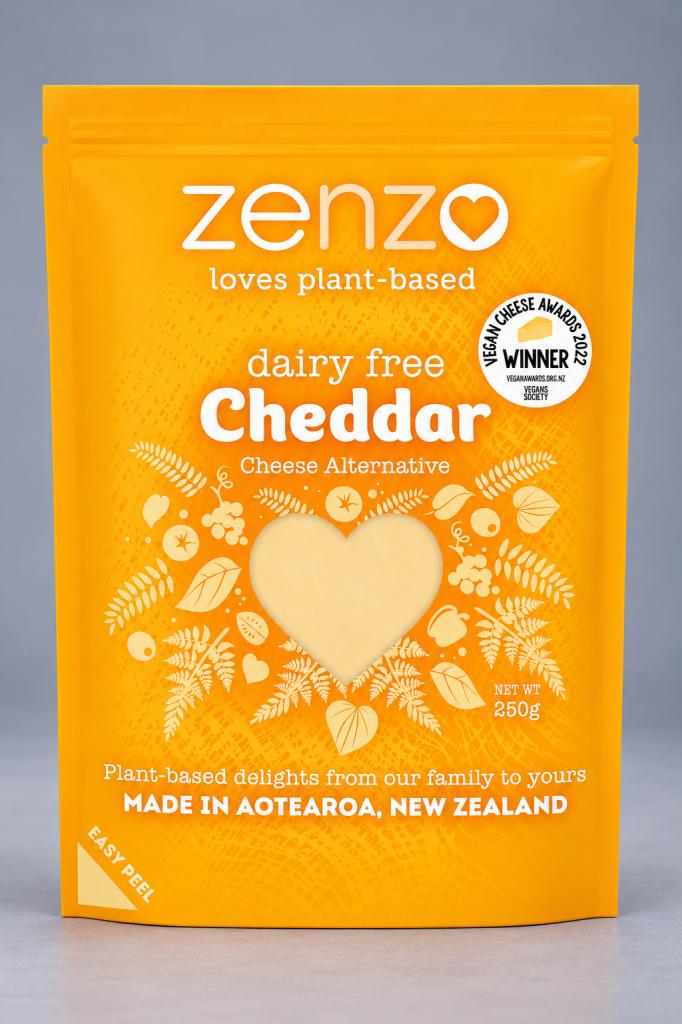 Zenzo Dairy Free Cheese Cheddar Vegan & Vegetarian