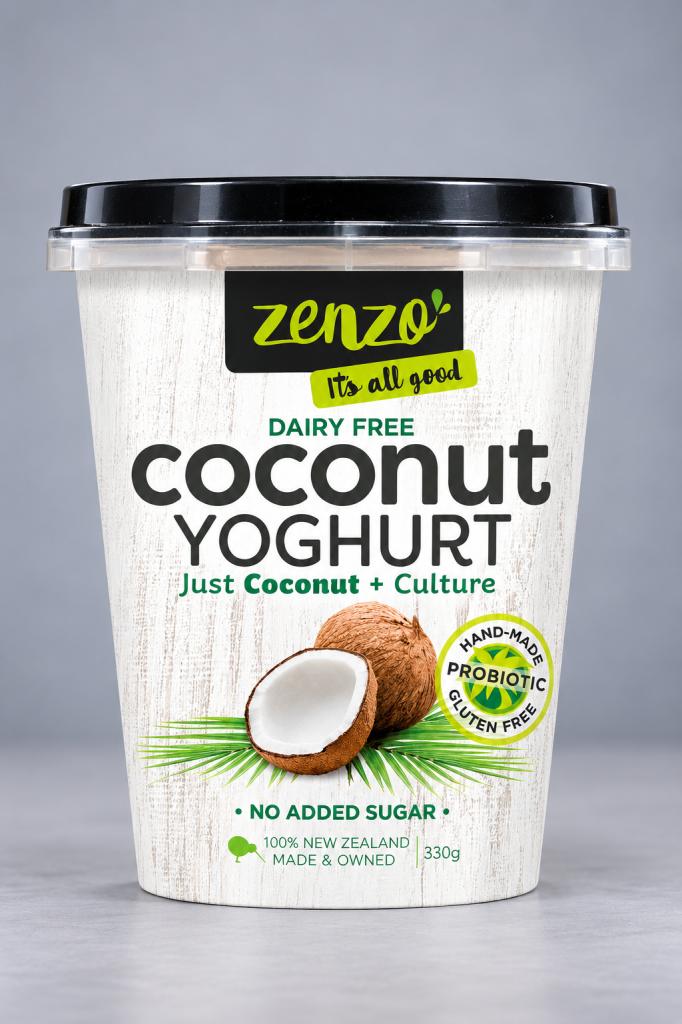 Zenzo Dairy Free Coconut Yoghurt Vegan & Vegetarian